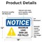 Signmission Maximum Load 3000 Lbs Sign With Symbol, 18 in W x Rectangle, Vinyl Decal OS-2PACK-NS-D-1218-L-15942 - alternate 3